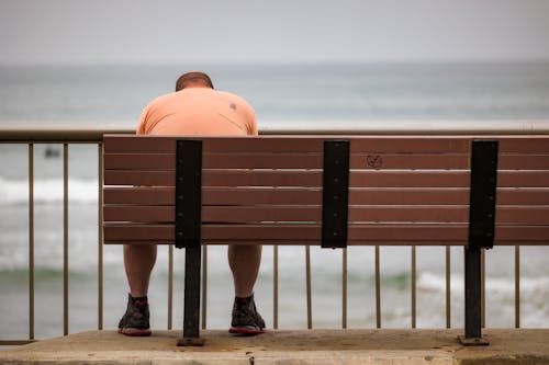 Immagine gratuita di corpo d'acqua, panchina, persona