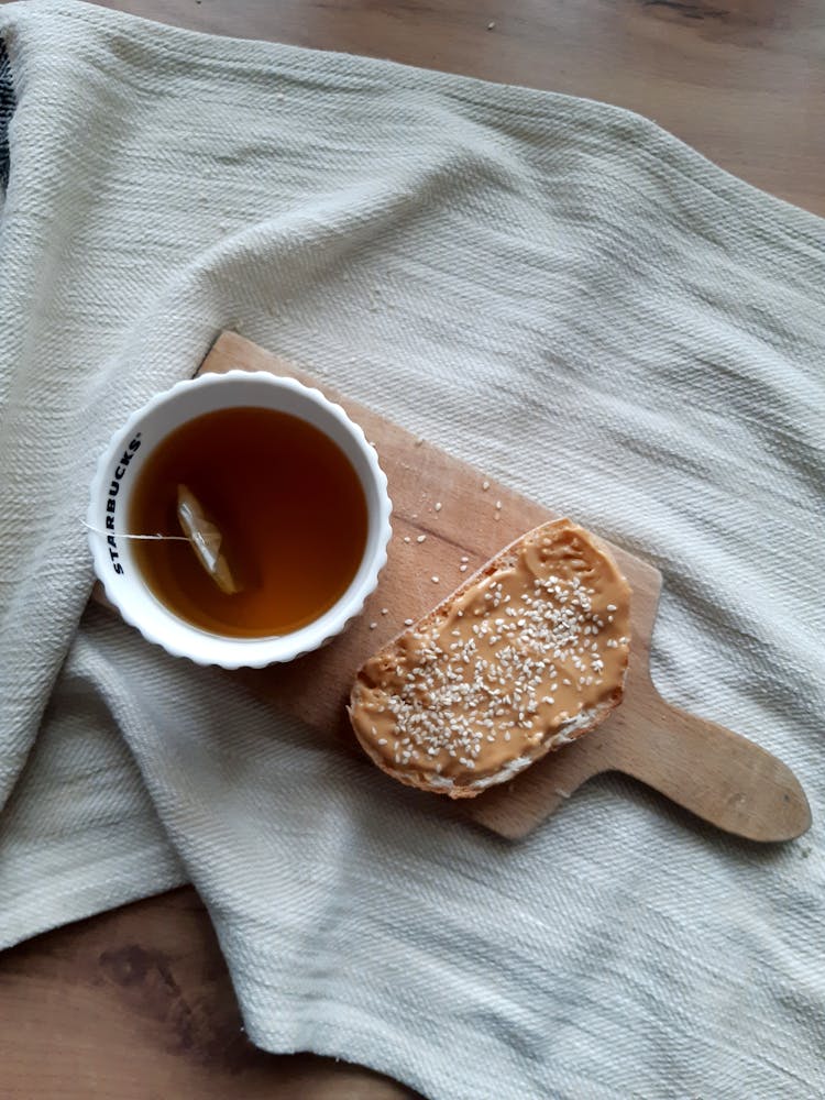 Breakfast On A Cutting Board