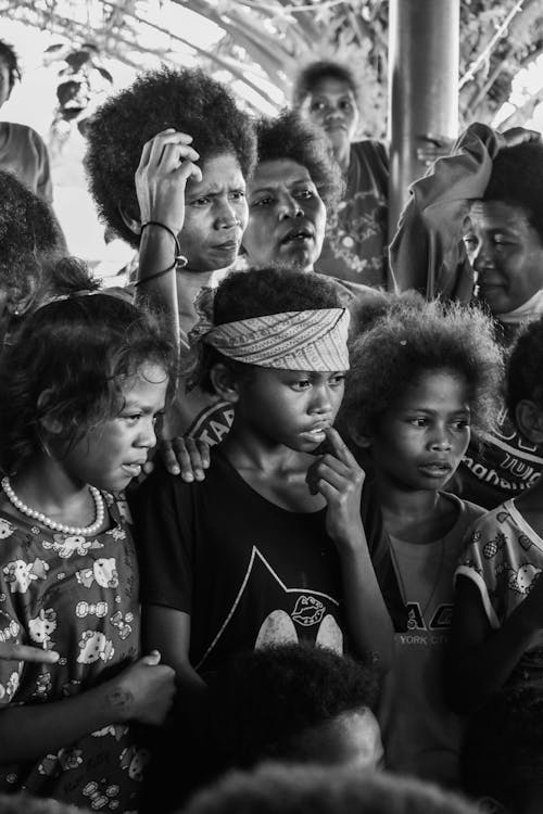 Fotos de stock gratuitas de blanco y negro, cabello afro, escala de grises