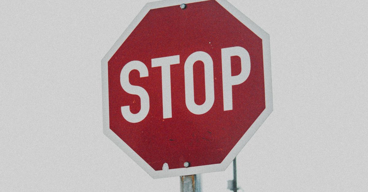 Stop Sign Without St A Stop Sign in the Street · Free Stock Photo