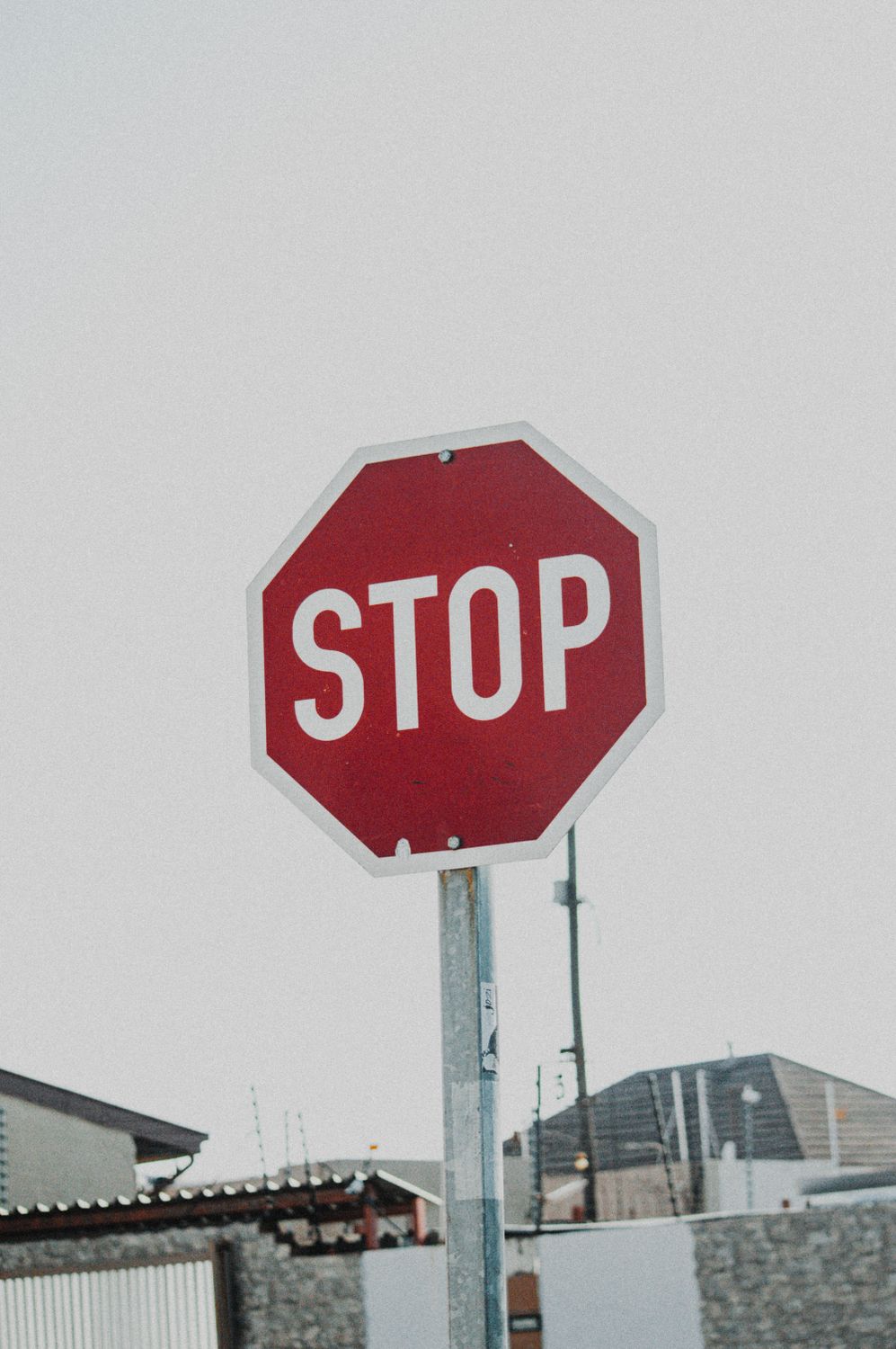 Stop Sign Without St A Stop Sign in the Street · Free Stock Photo