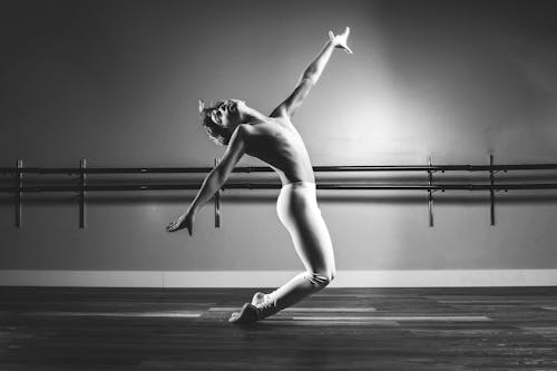 Male Ballet Dancer in a Dynamic Pose 