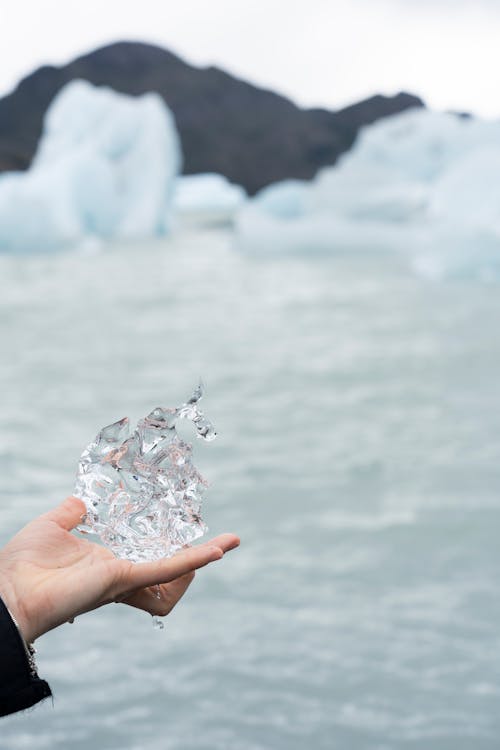 Foto stok gratis gletser, kristal es, lanskap tertutup salju