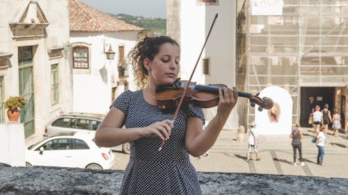 Free stock photo of music, musician, obidos