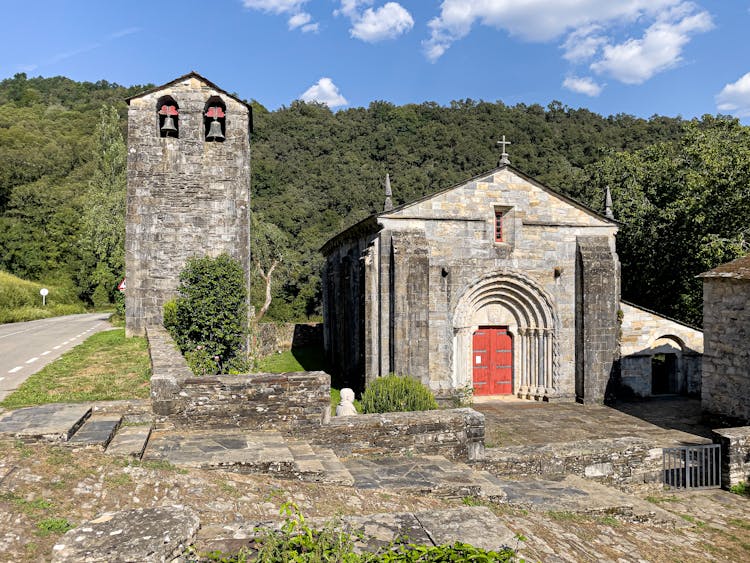 The San Pedro De Fiz Church In Lugo Spain