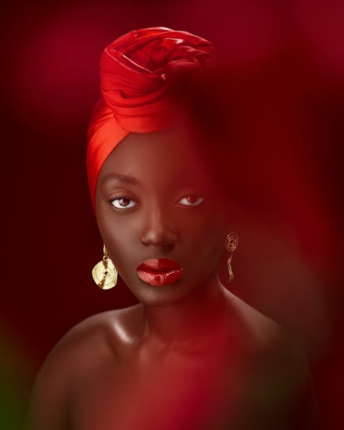 Foto stok gratis fokus selektif, lipstik, merah