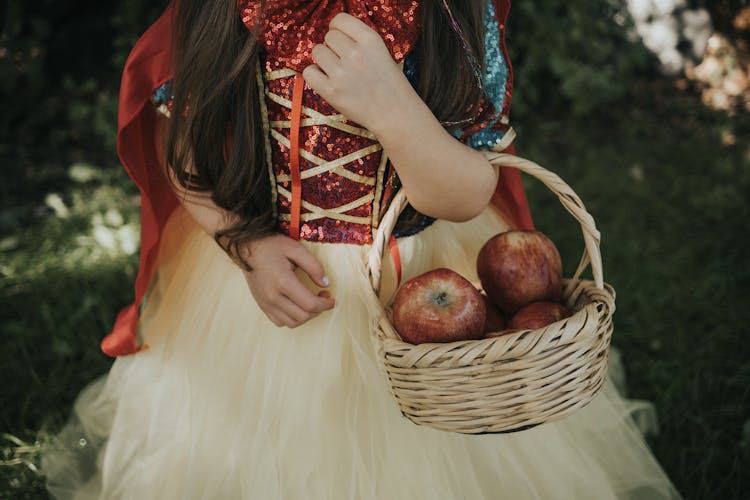 A Girl With A Basket