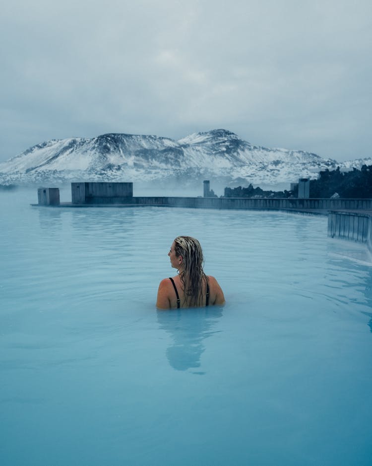 Woman In A Hot Spring 