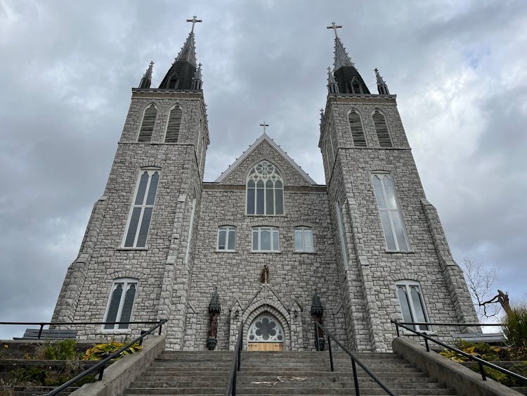 Facade Of Martyrs Shrine In Ontario