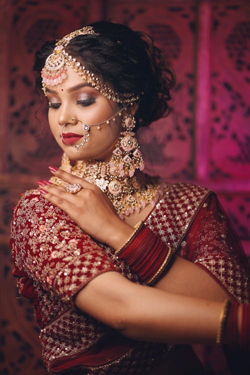 印度女人, 垂直拍摄, 宾迪 的 免费素材图片