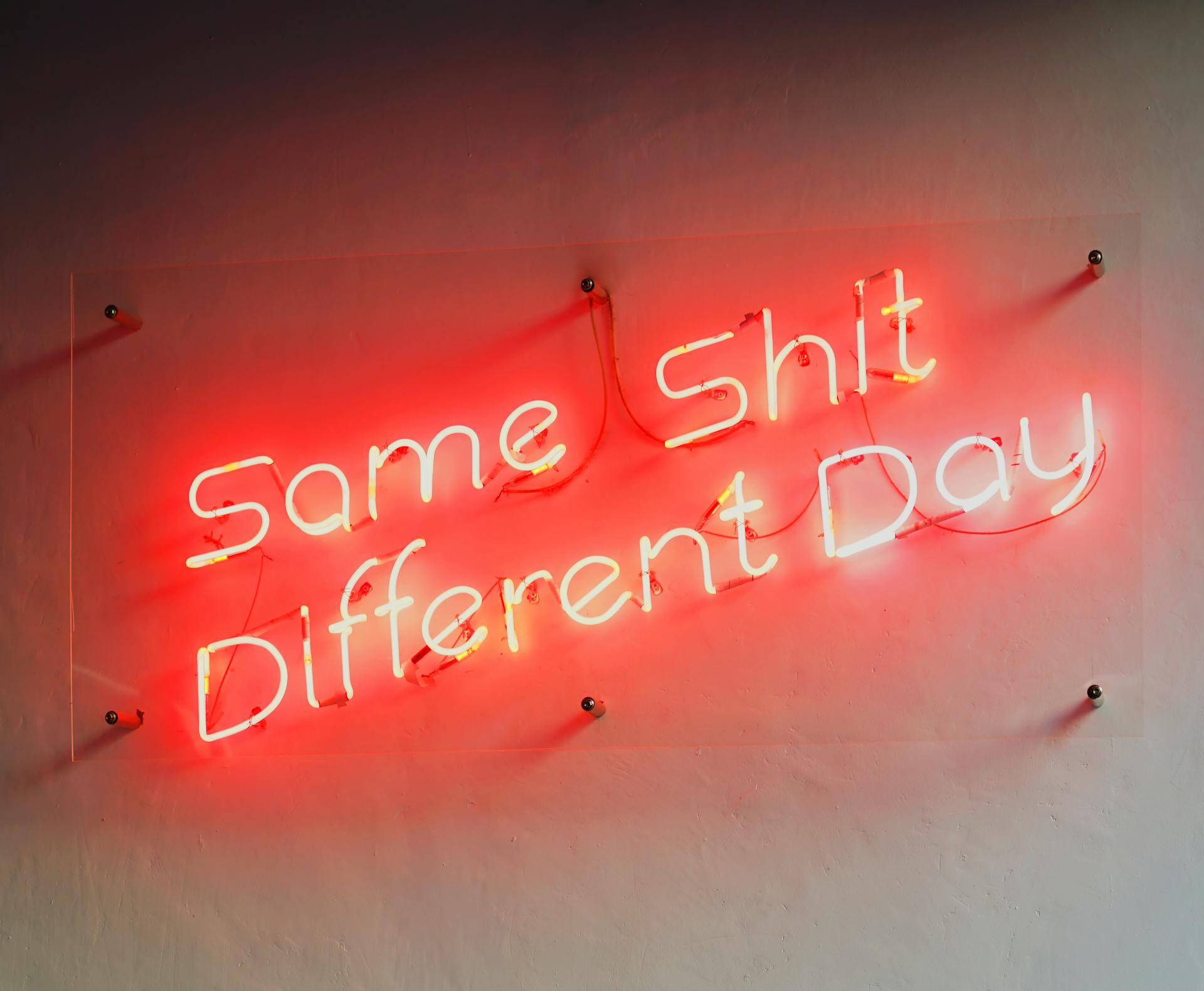 Same Shit Different Day Neon Sign