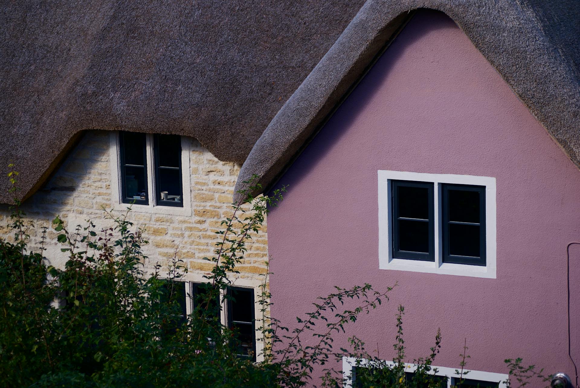 House with Thatched Roof