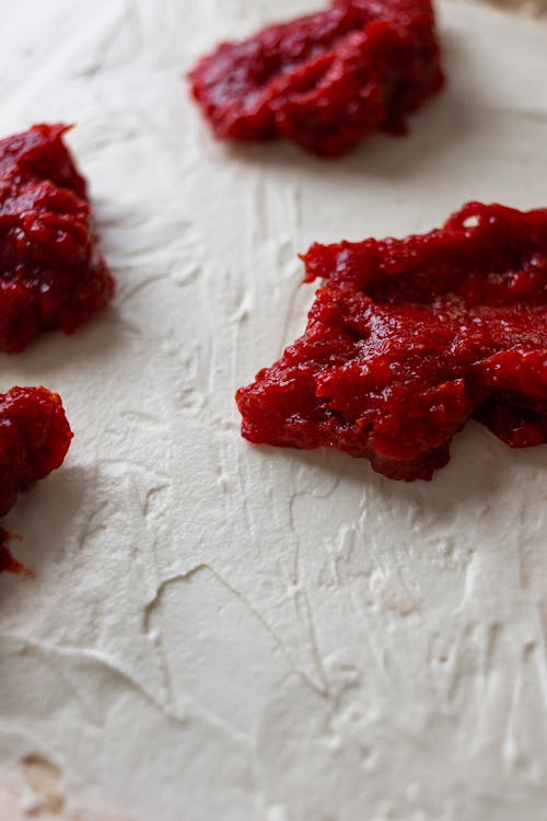 Strawberry Jam in dough