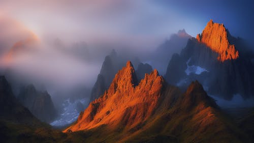 Free stock photo of clouds, cold, fog