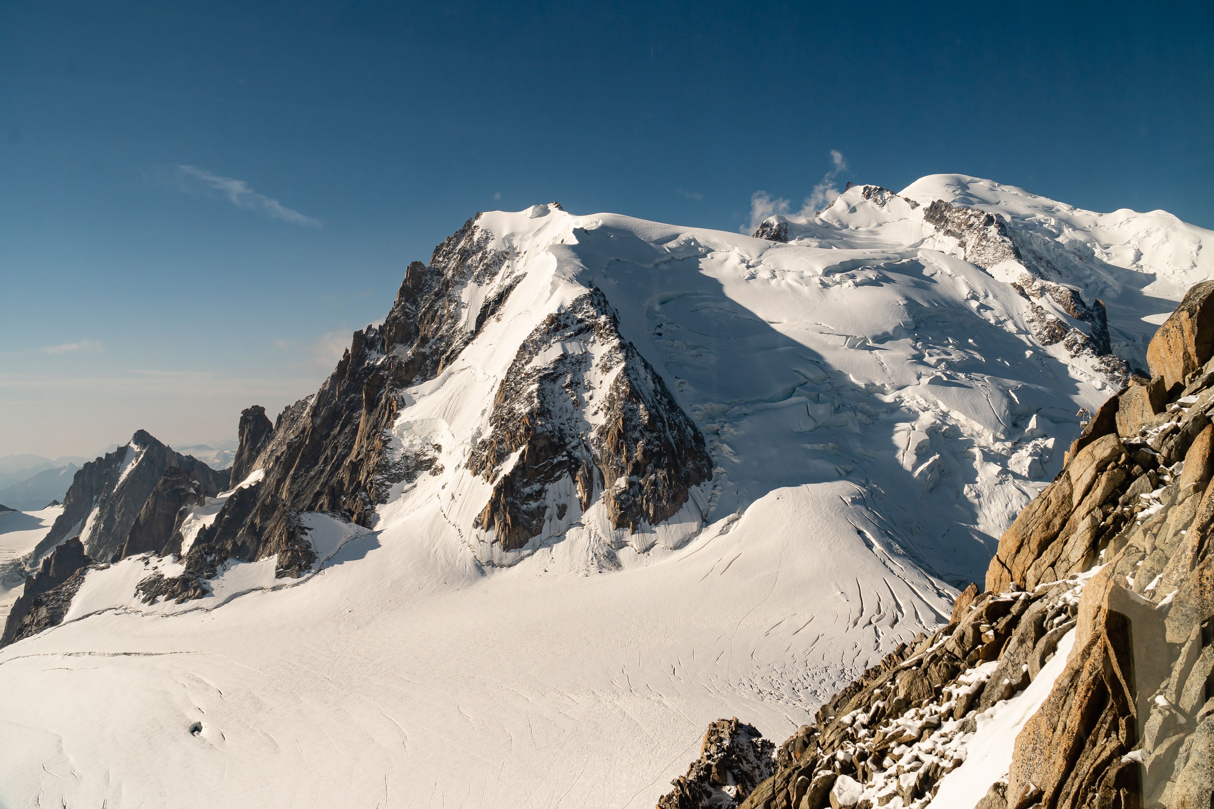 Snow Covered Mountains Under the Blue Sky · Free Stock Photo