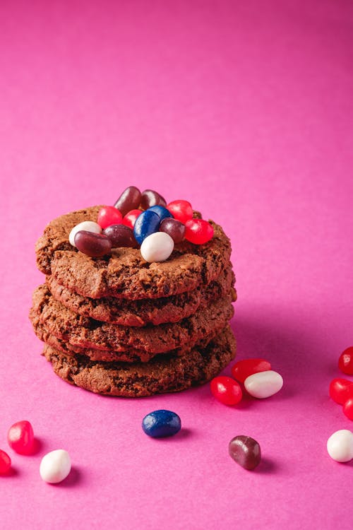 Stack of Chocolate Cookies 