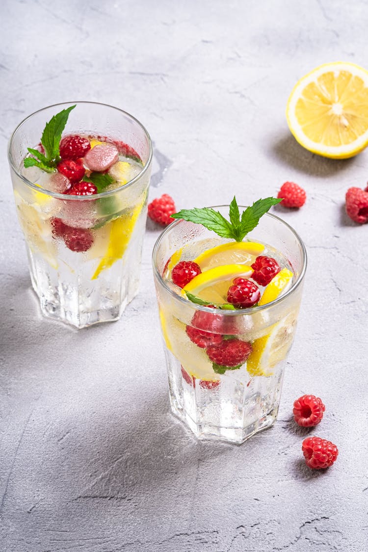 Icy Drink With Fresh Fruit 