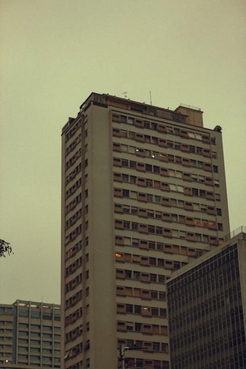 Low Angle Shot of a Building in Sao Paulo, Brazil