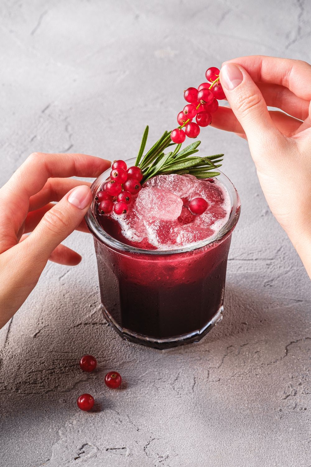 Cold Red Currant Cocktail · Free Stock Photo