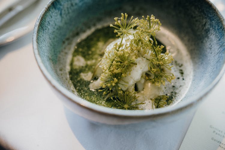 Close Up Of A Meal In A Bowl