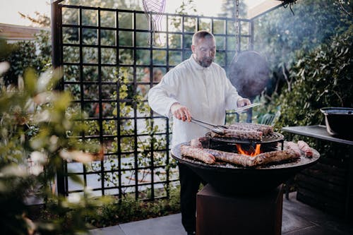 Darmowe zdjęcie z galerii z barbecue, dym, gotować