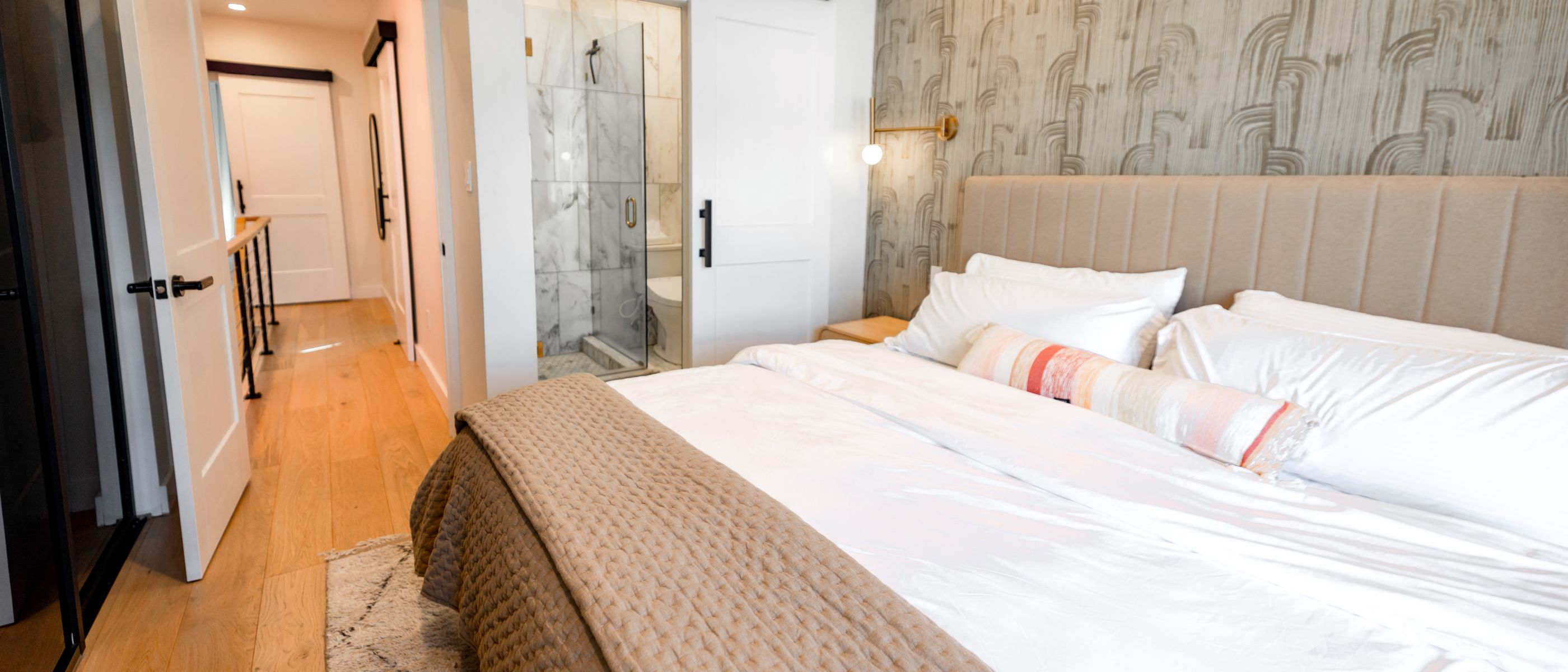 Wallpapering in Southwark — walls rolled to an even, flat finish