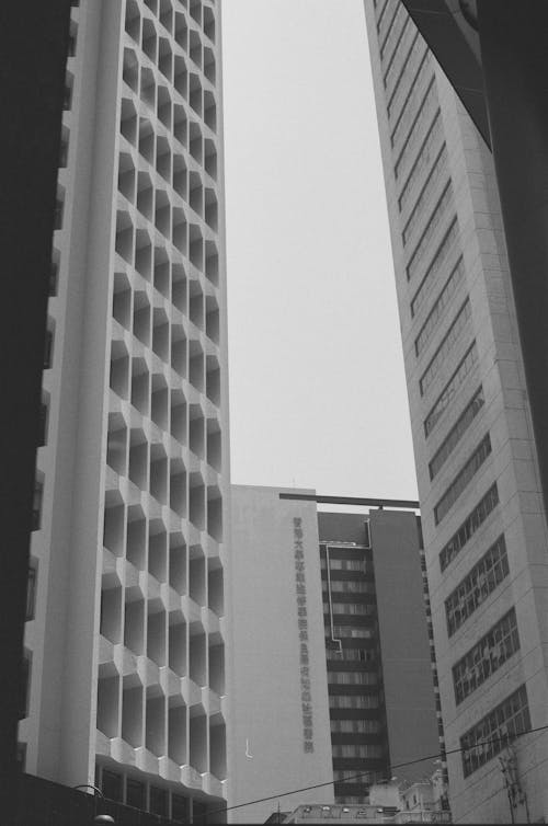 Free stock photo of 35mm film, architecture, black and white
