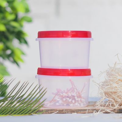 Durable PETG-style plastic containers