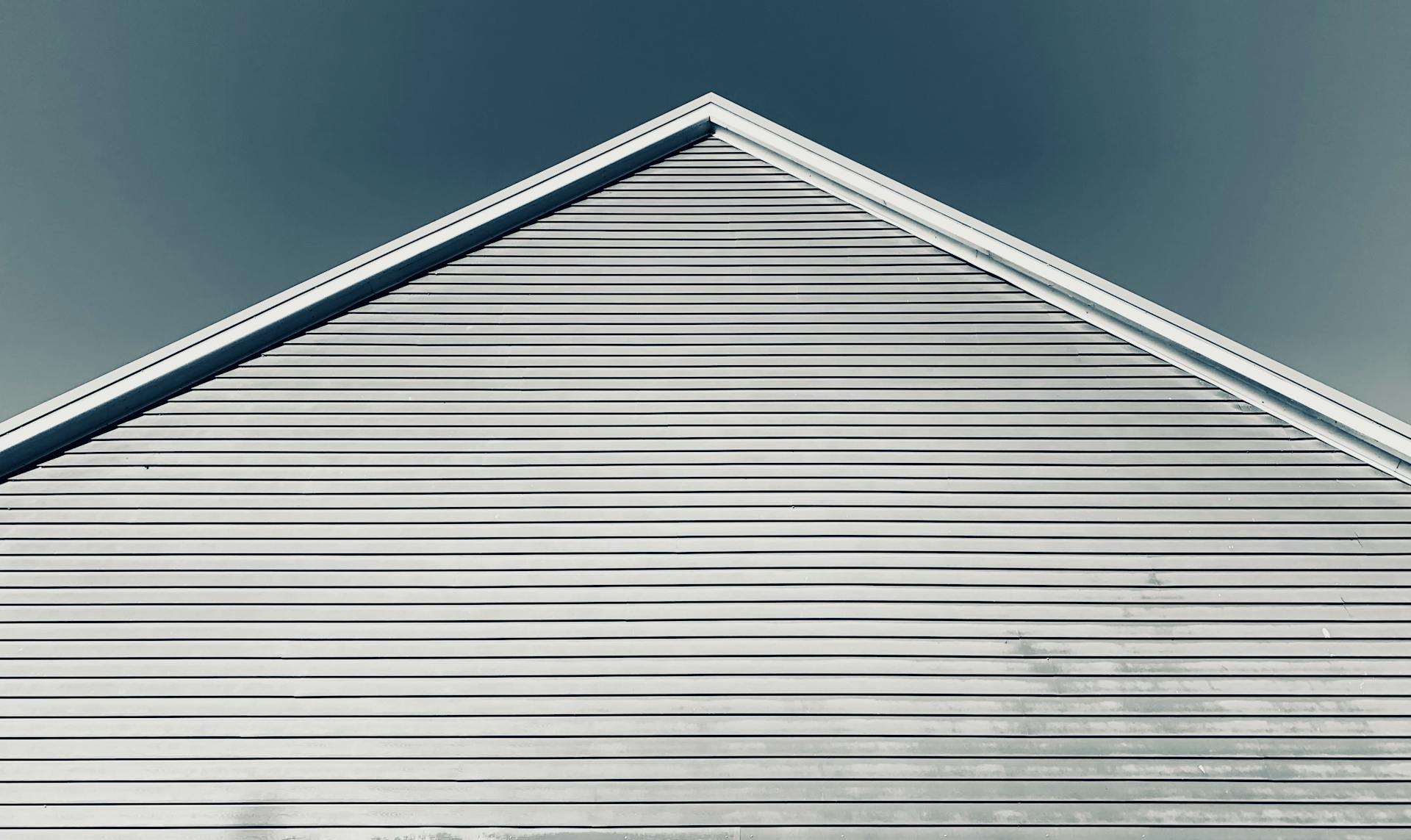 Low Angle Shot of a House Roof