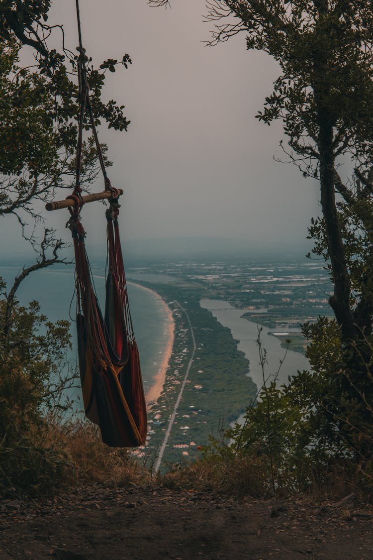 Swing With A Landscape Panorama