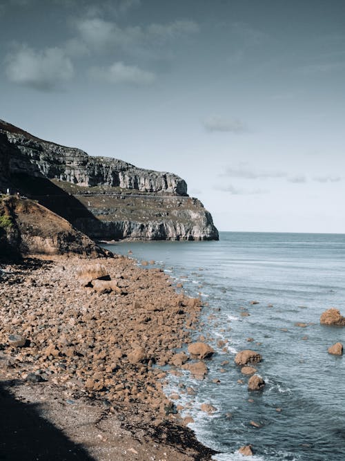 Limestone Cliffs in Llandudno, Wales 