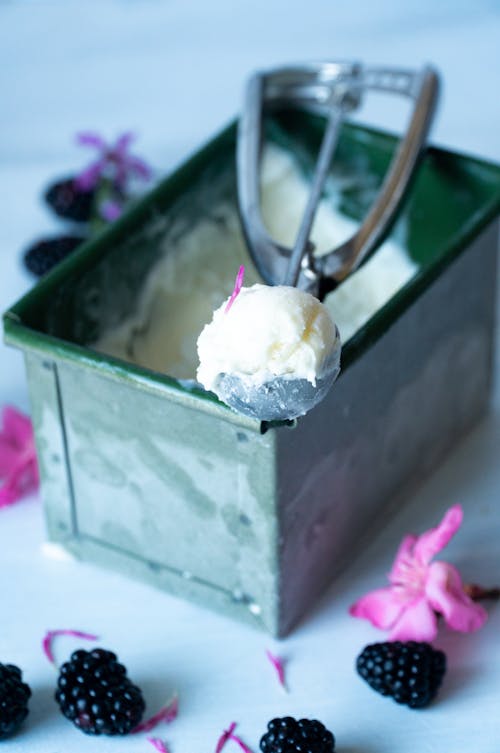 Close up of a Box of Ice-Cream