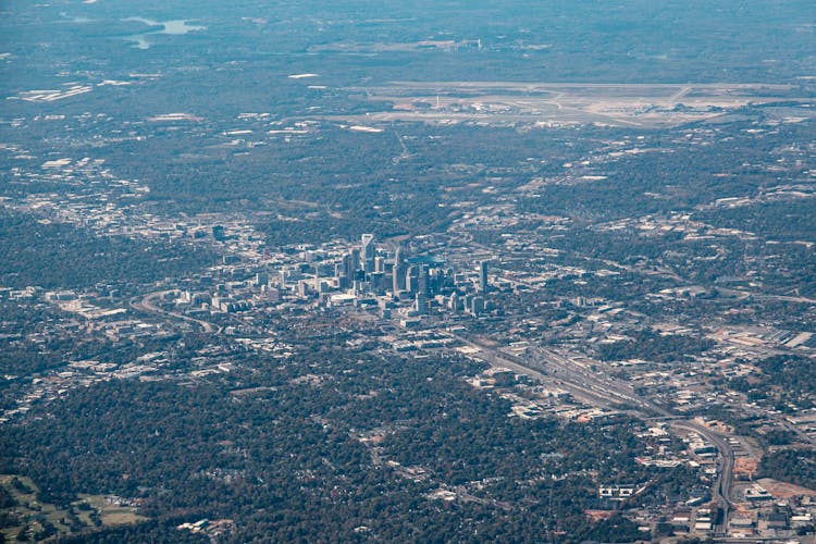 Charlotte, NC Metroplex - Aerial Skyline 