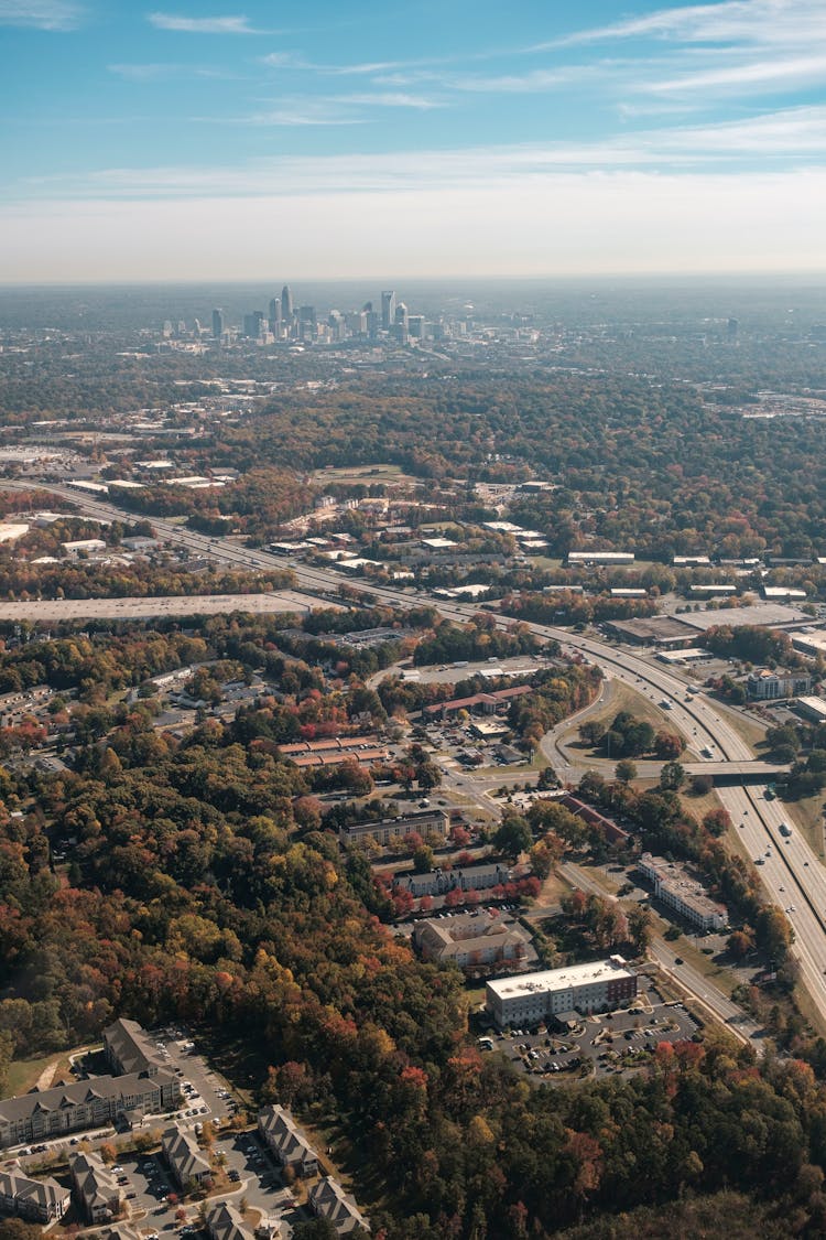 Charlotte, NC Metroplex - Aerial Skyline 