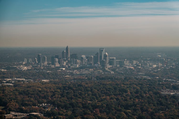 Charlotte, NC Metroplex - Aerial Skyline 