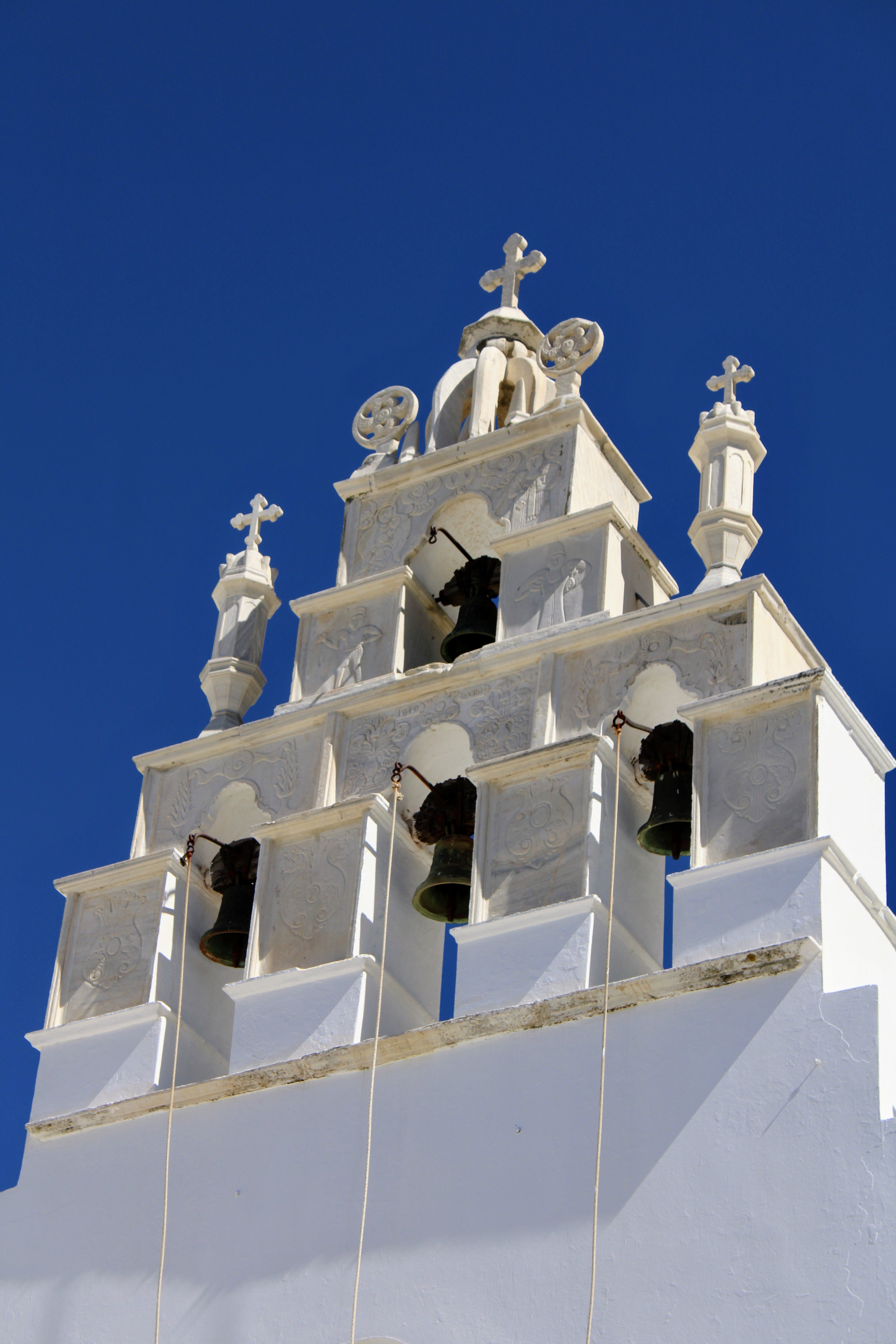 Catholic Church Bell Tower Under Blue Sky · Free Stock Photo