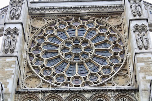 Facade of the Westminster Abbey in London, UK
