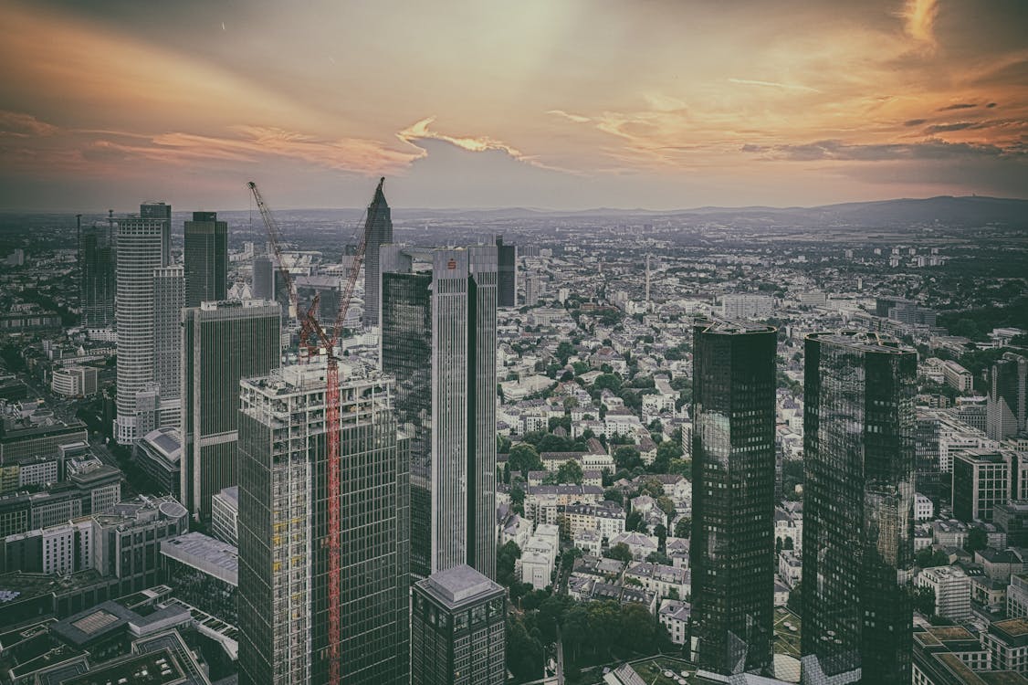 Aerial View of City