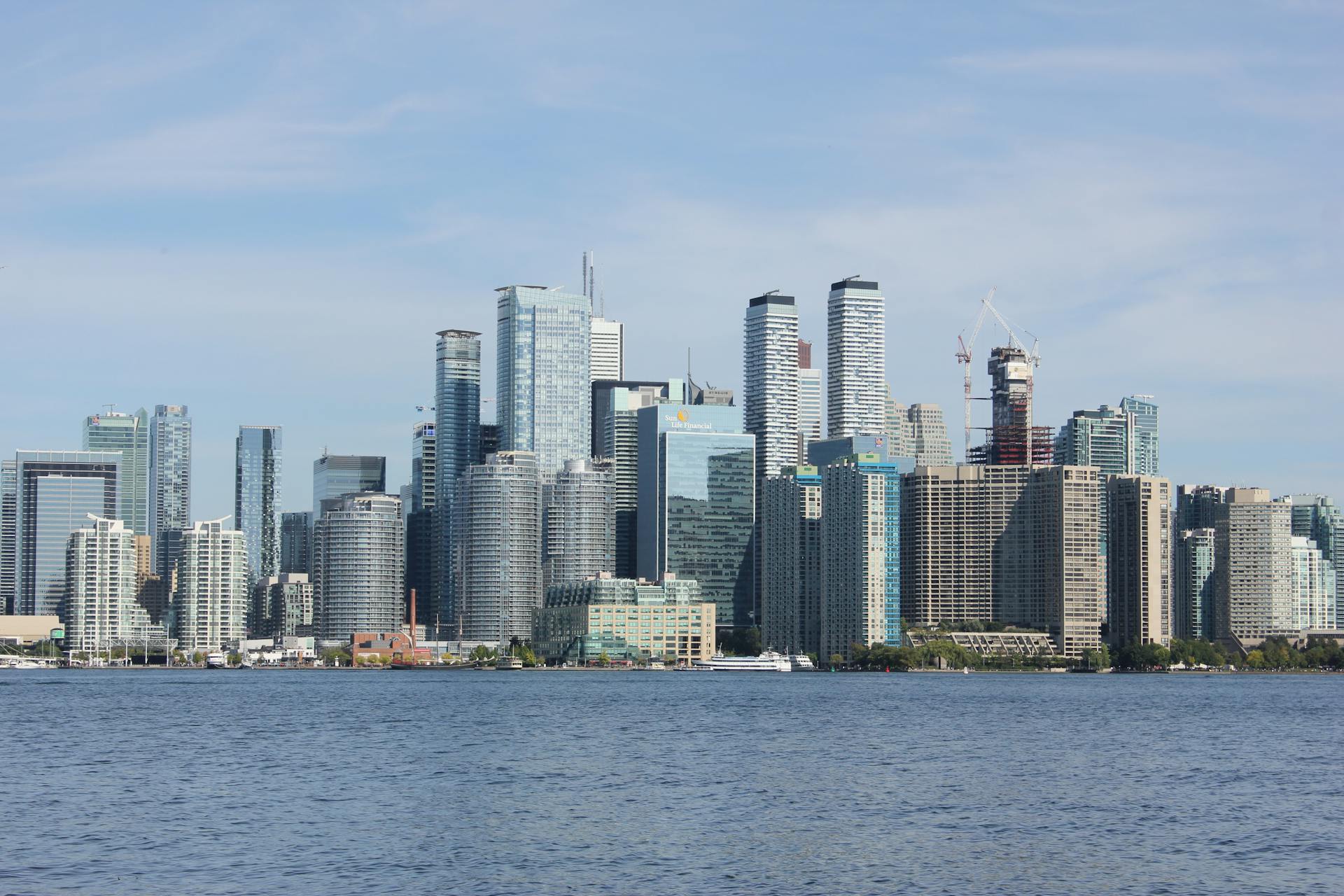 Skyline High Rises Buildings in Toronto