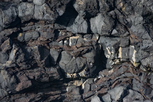 Foto profissional grátis de cinza, escuro, formação geológica