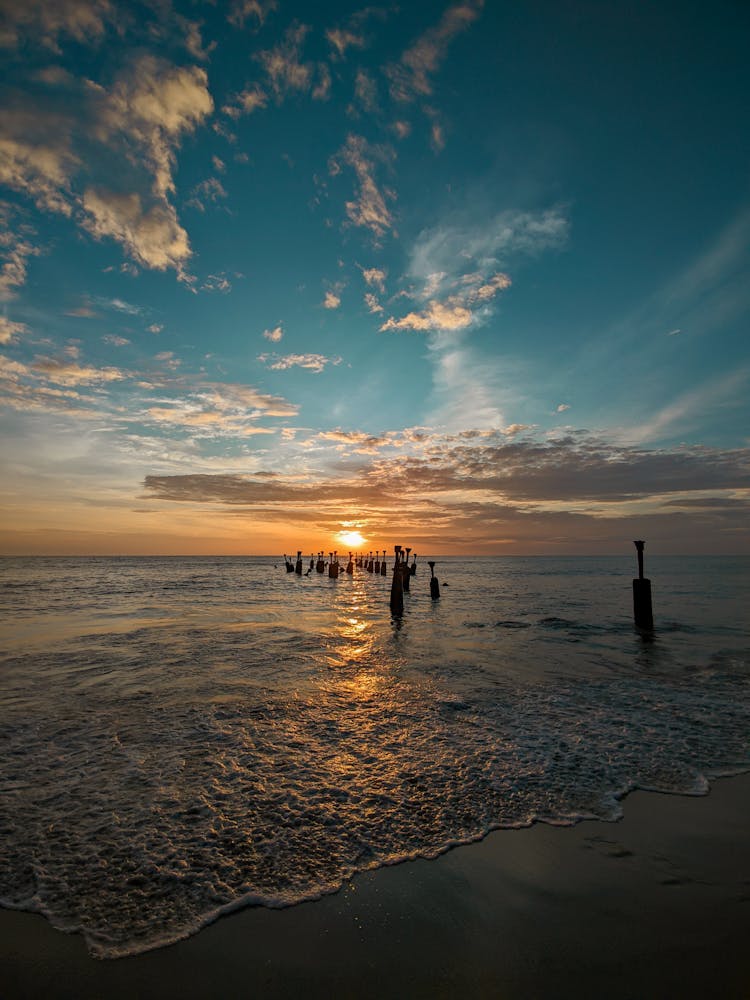 Beach During Sunset