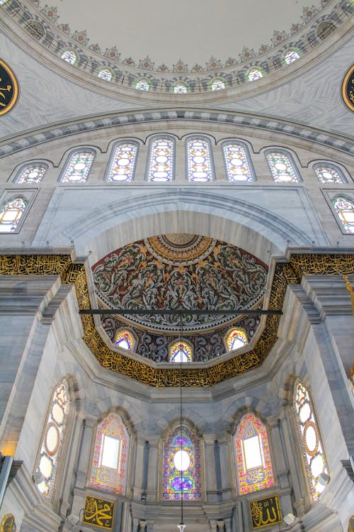 건축 설계, 누루오스마니예 모스크, 돔의 무료 스톡 사진