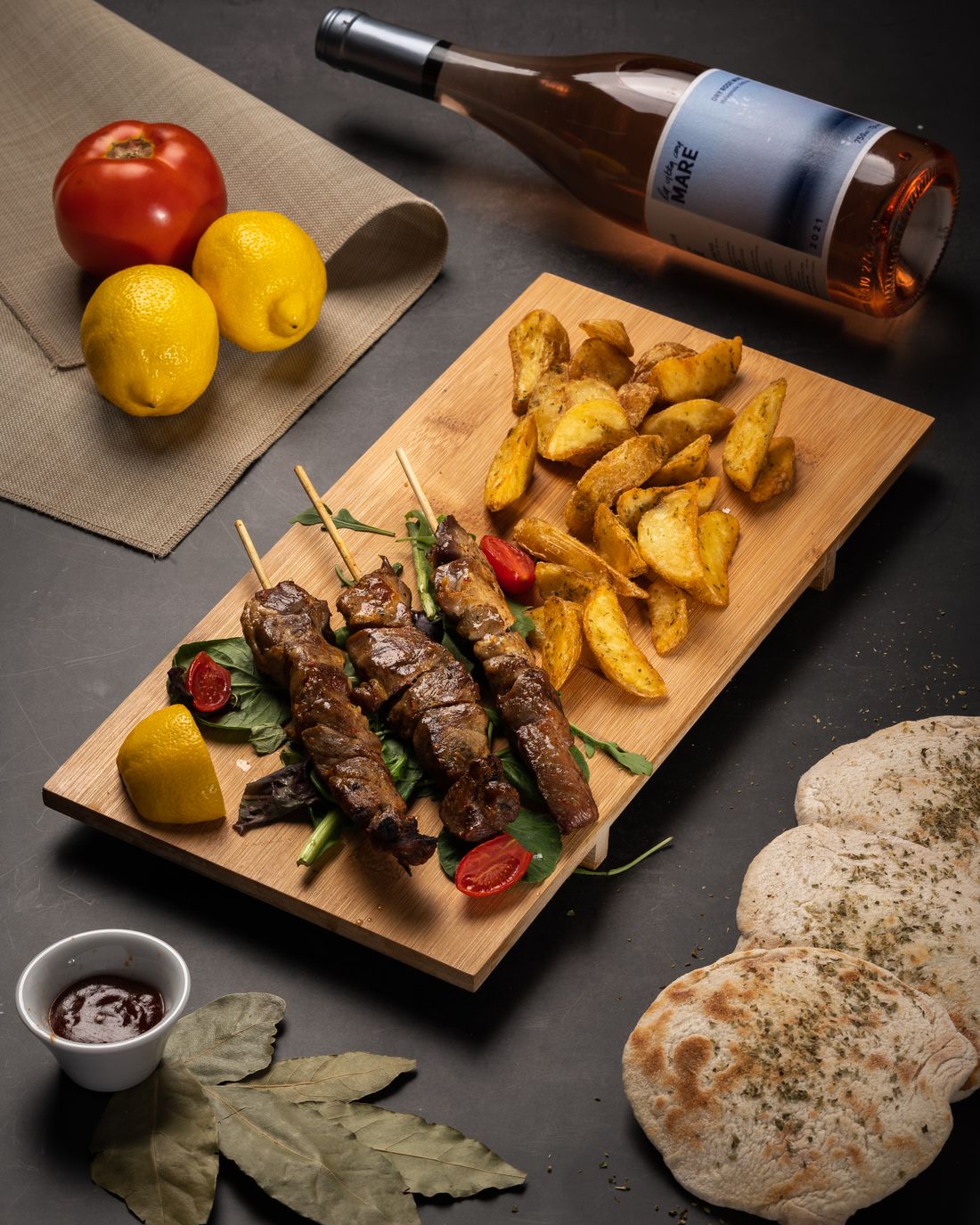 Griechische Souvlaki-Spezialitäten, Beispielfoto