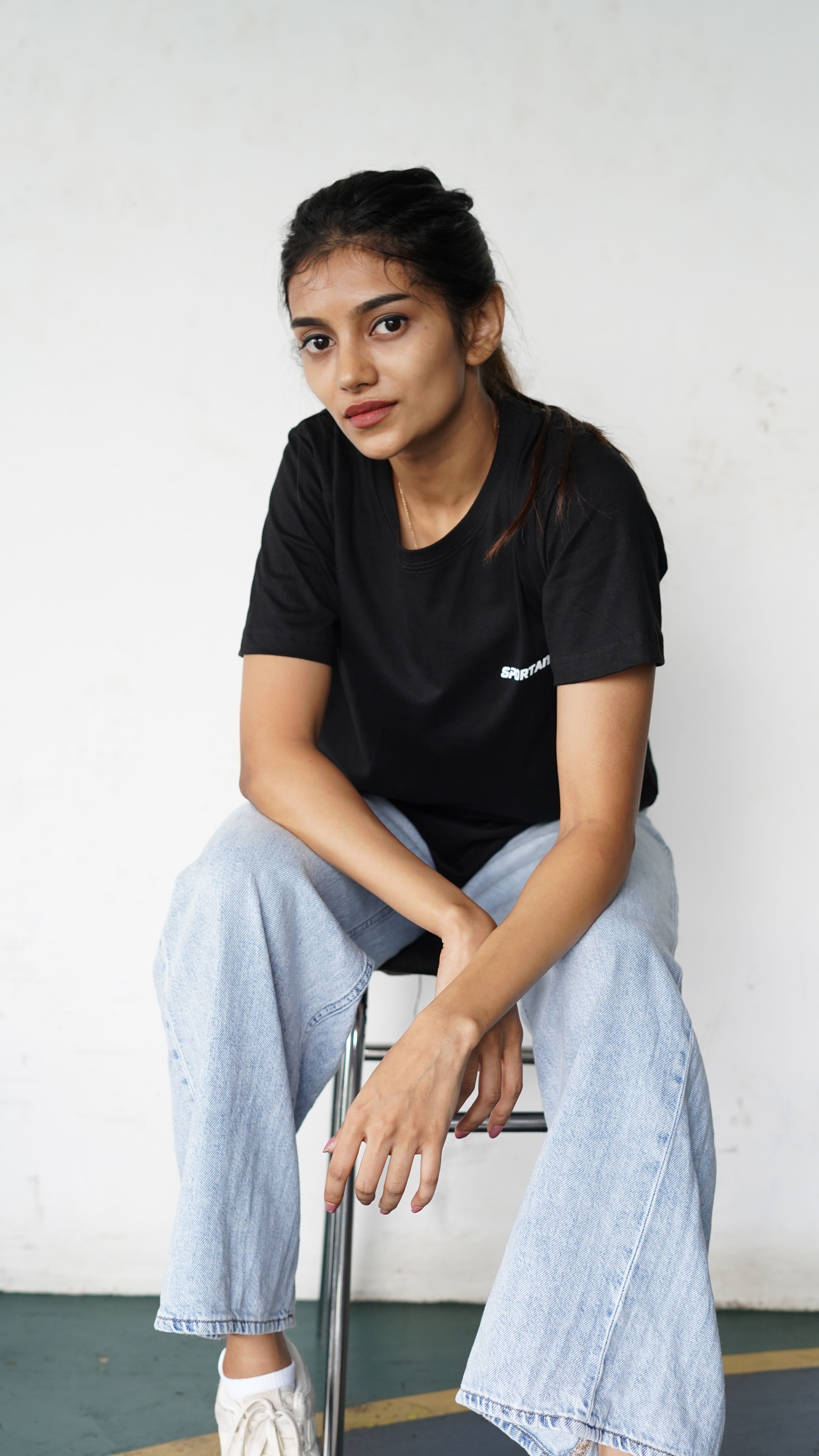 A Woman Wearing Black Shirt · Free Stock Photo