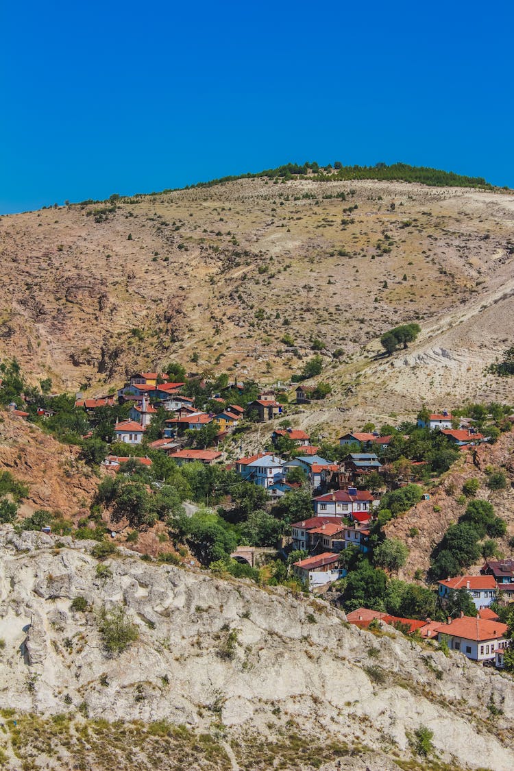 Photo Of A Mountain Town 