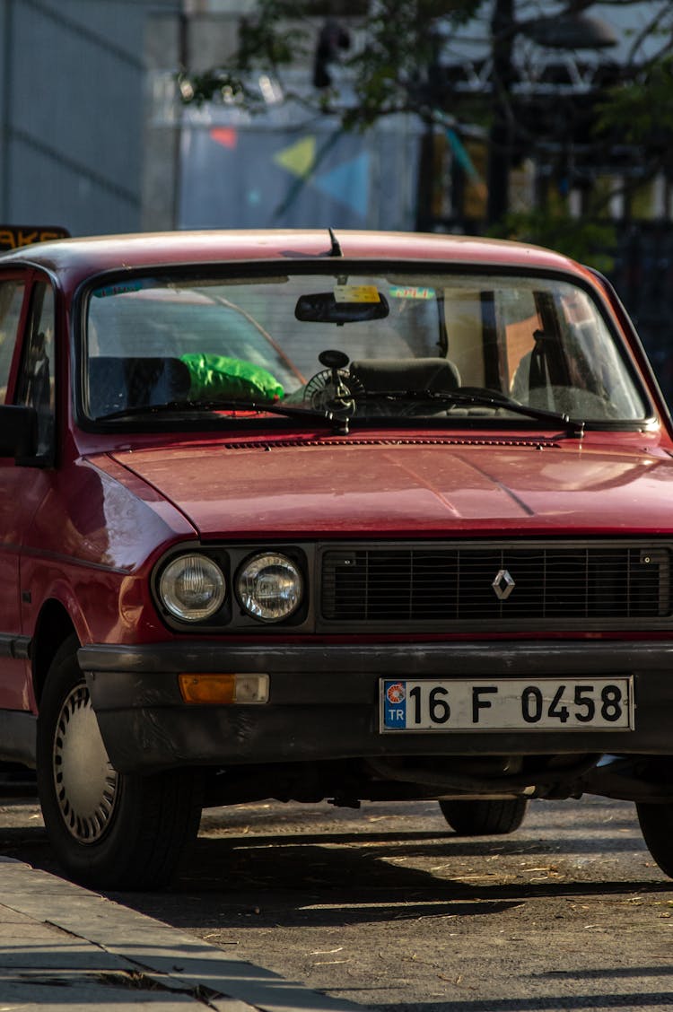 Vintage Car On Street