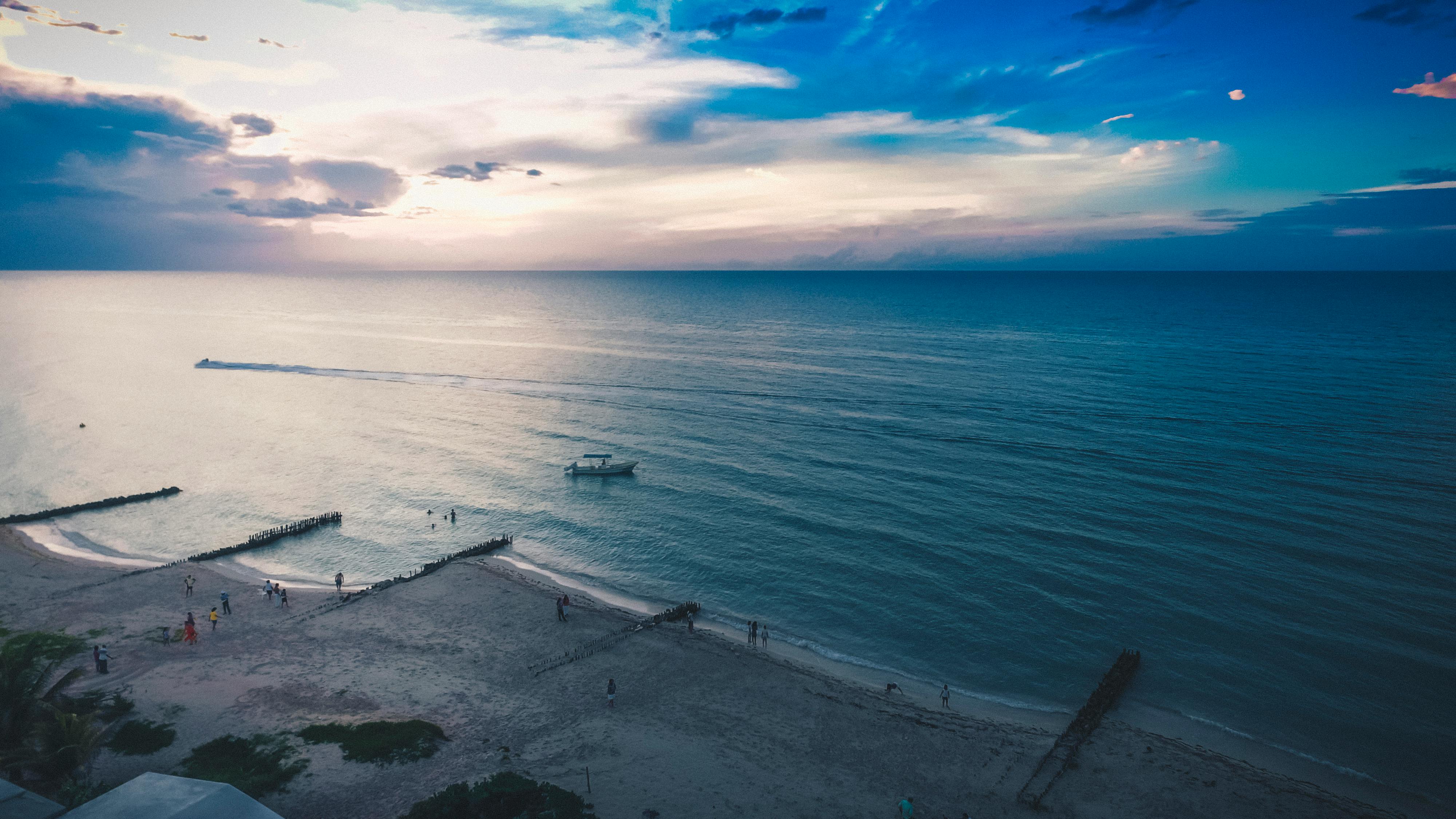 Kostenloses Foto Zum Thema Sommer Sonnenuntergang Strand