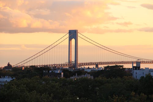view of the Verrazzano-Narrow Bridge in New York