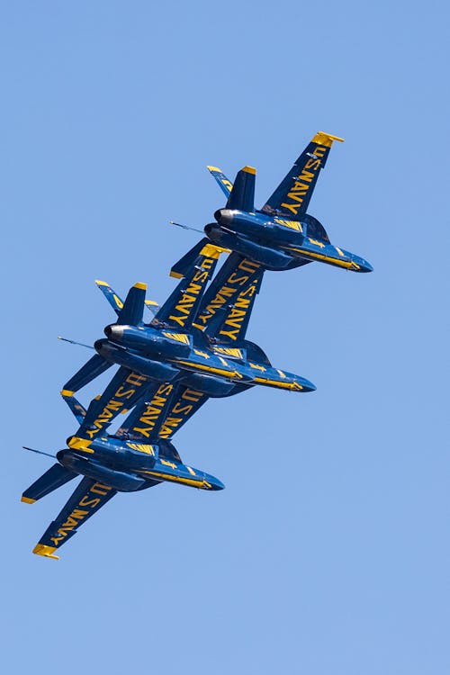 Δωρεάν στοκ φωτογραφιών με blue angels, jet stream, αέρας