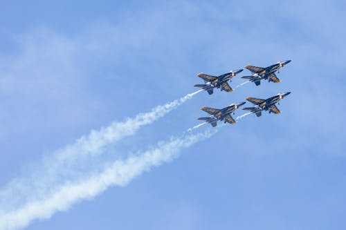 Δωρεάν στοκ φωτογραφιών με blue angels, jet stream, αέρας